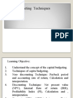 Captal Budgeting (1) PPT Type Notes