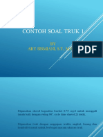 Contoh Soal Truk 1: BY Ary Sismiani, S.T., M.Eng