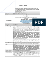 CRITICAL RIVIEW - Kel 3