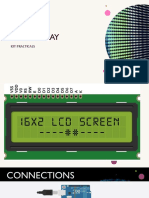 LCD Display: Iot Practicals