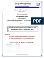 Amélioration Du Processus de Production Et Le Pilotage Du Transfert de L'activité FADEC - BOUCHAOUI Yahia