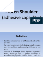 Frozen Shoulder