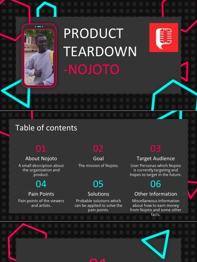 Nojoto Product Teardown Compressed PDF Communication Mass Media