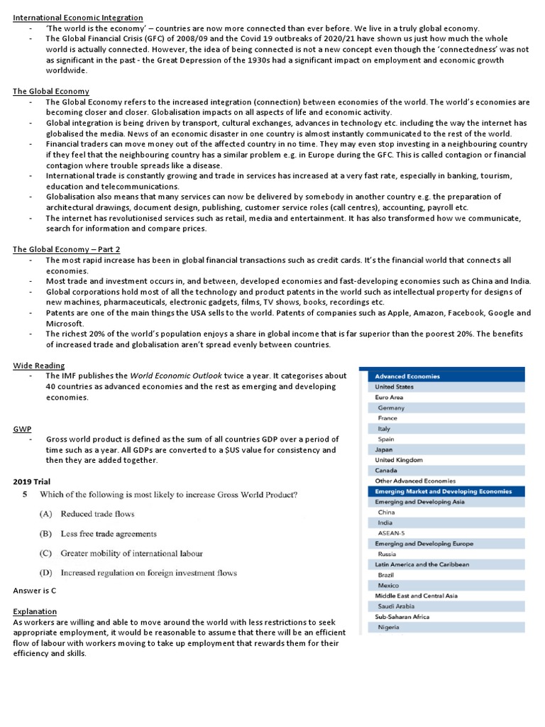 Understanding Globalization Dynamics | PDF | World Trade Organization ...