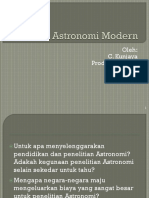 Institusi Astronomi Modern