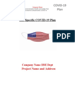 Site-Specific COVID-19 Plan