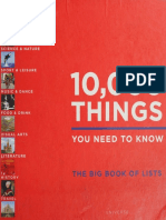 10,000 Things You Need To Know The Big Book of Lists by Elspeth Beidas
