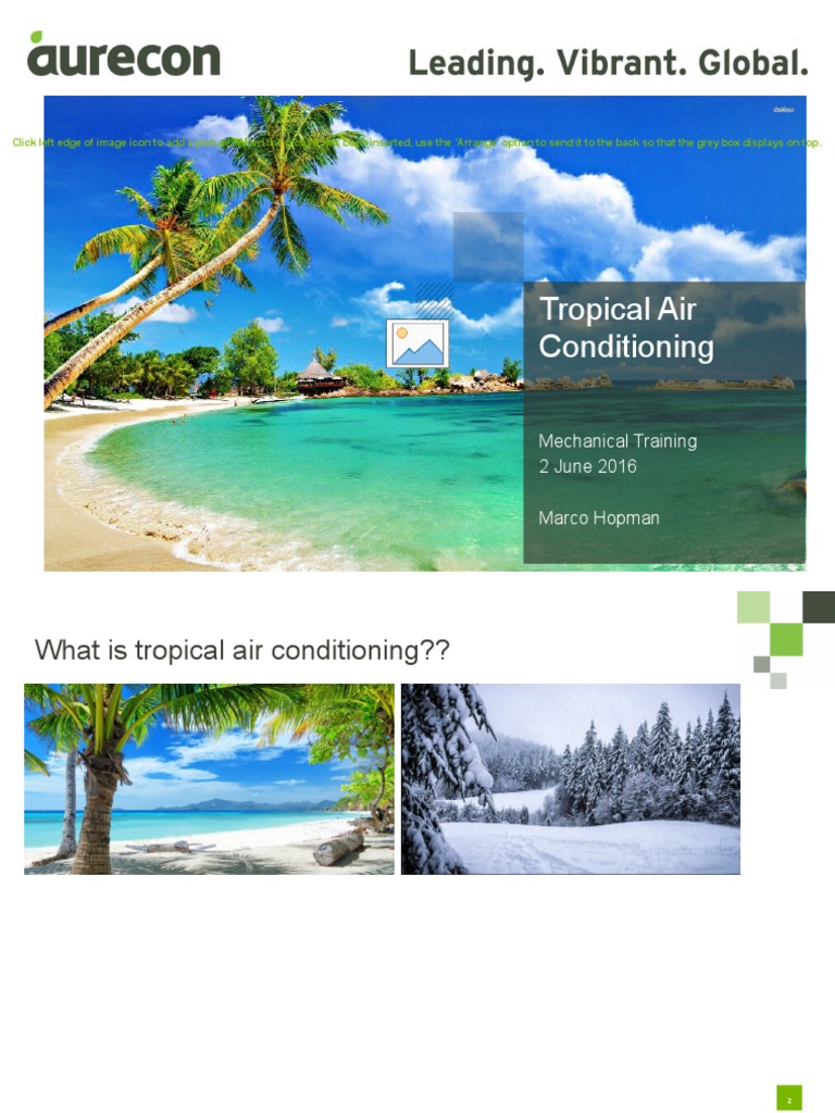 Tropical Air Conditioning PDF Humidity Thermodynamics