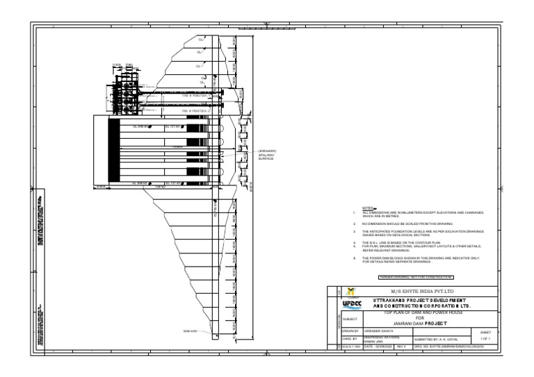 03-top-plan-of-dam-and-power-house-model-pdf-flood-hydroelectricity