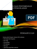 Pencucian Dan Penyimpanan Peralatan Pengolahan Makanan