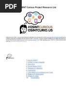 OSINT Curious OSINT Resource List