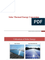 Solar Thermal Energy Conversion: Compiled By: Mohd Rizwan Khalid, EED, A.M.U