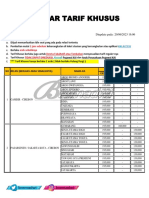 Tarif Khusus