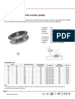 U41 Vortex Inhibitor Anti Vortex Plate