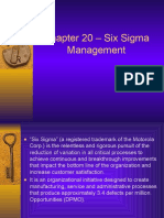 Six Sigma Management