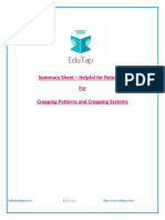 3) Cropping Pattern and System