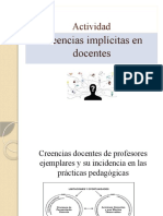 Act, Creencias Implícitas en Docentes