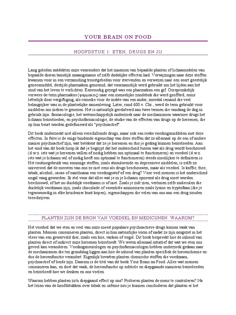 Your Brain On Food PDF