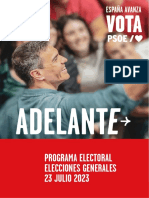 Programa Electoral Generales 2023 