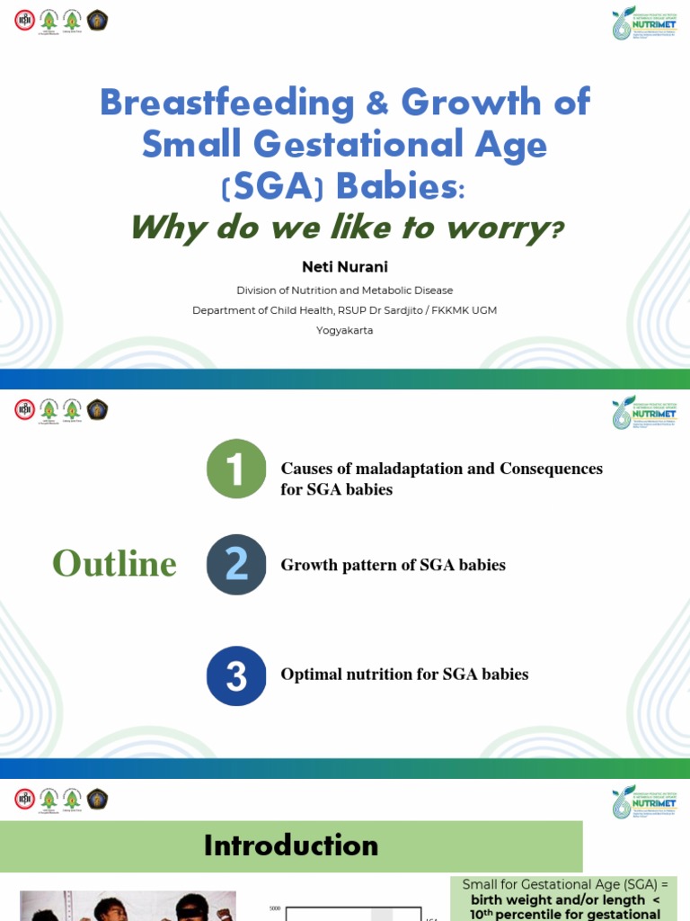 Breastfeeding and Growth of Small For Gestational Age SGA Babies PDF