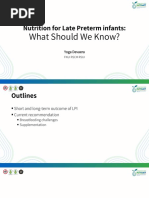 Nutrition For Late Preterm Babies What Should We Know.