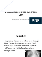 Meconium Aspiration Syndrome (MAS) : Rosalina Dewi Roeslani