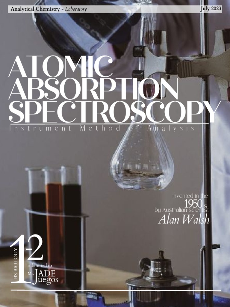 Magazine Anachem 1 PDF Atomic Absorption Spectroscopy Science