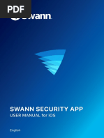 Swann Security IOS App Manual - English