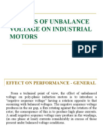 Effect of Unbalance Voltage