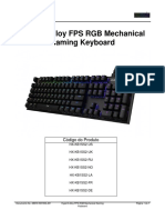 HyperXAlloyFPSRGBkeyboardManual BR