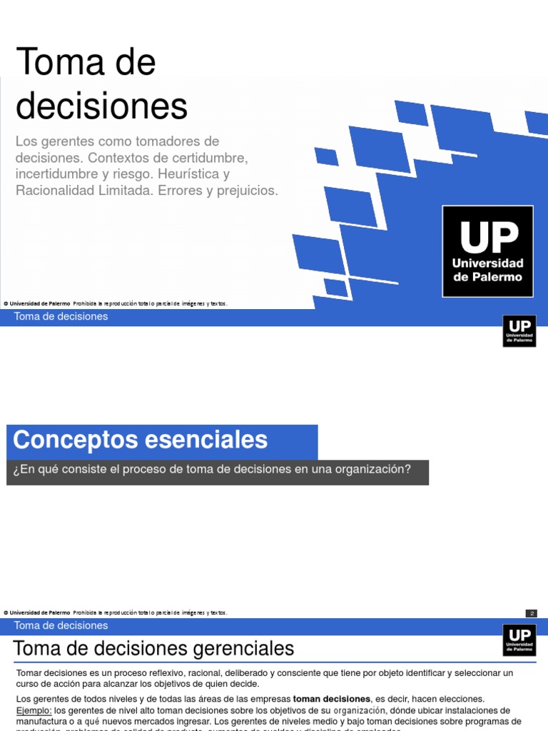 Toma de Decisiones | PDF | Toma de decisiones | Psicología cognitiva