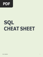 SQL Cheatsheet Zero To Mastery V1.01