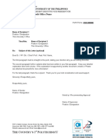 PUP Letterhead Template