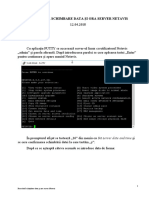 Procedură Schimbare Data Şi Ora Server Netavis