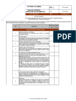 Lista de Chequeo Docuementos Actas y Dossier