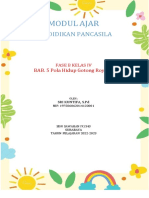 MODUL AJAR PENDIDIKAN PANCASILA FASE B KELAS IV BAB 5 Gotong Royong