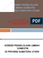 Manajemen Pengelolaan Air Limbah Domestik Di Provinsi Sumatera Utara