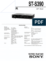 Sony Tuner St-s390