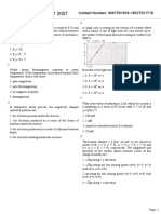 AIPMT 2007 Exam