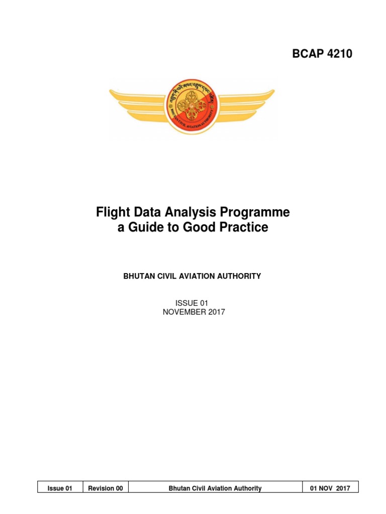 BCAP 4210 Flight Data Analysis Programme | PDF | Risk | Flight Recorder