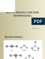 Bentuk Molekul Dan Gaya Antarmolekul