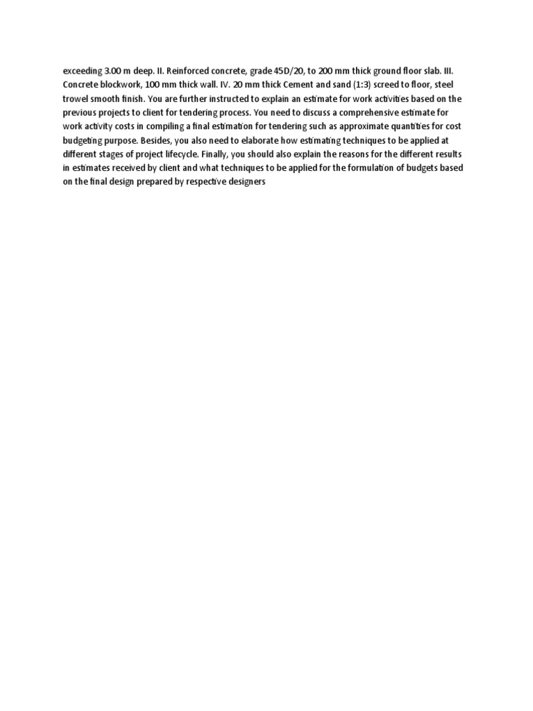 the-principles-and-techniques-of-estimating-in-compiling-a-final-price