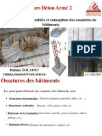 Chapitre 1_Généralités Et Conception Des Ossatures de Bâtiments 2021