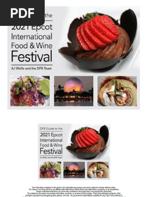 The Dfb Guide to the 2021 Epcot Food and Wine Festival 8-16-2021