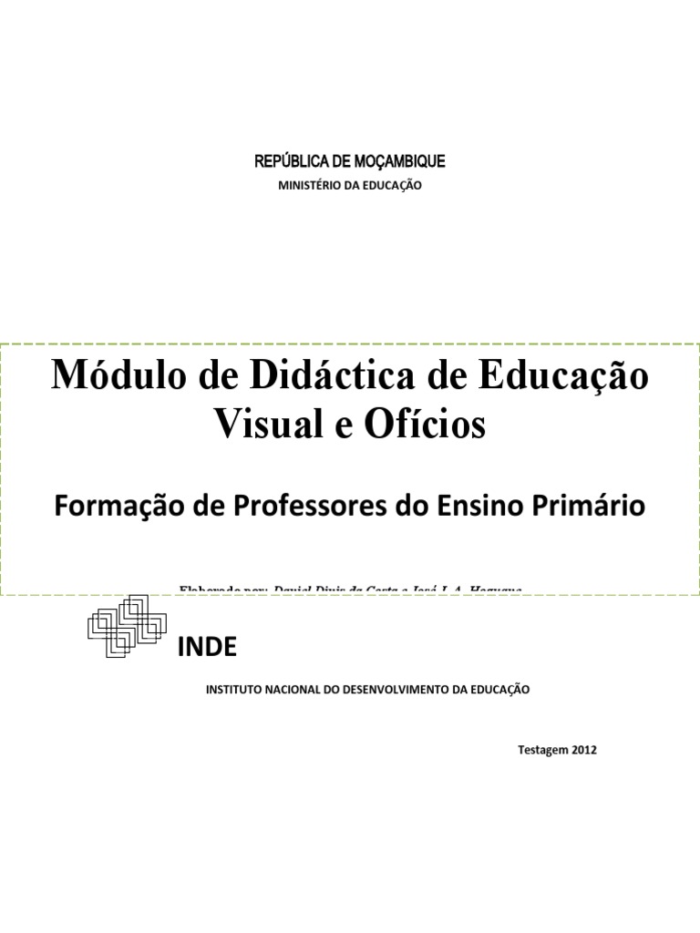 Didactica de Oficios e Educacao Visual 2017, PDF