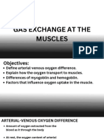 Gas Exchange at The Muscle