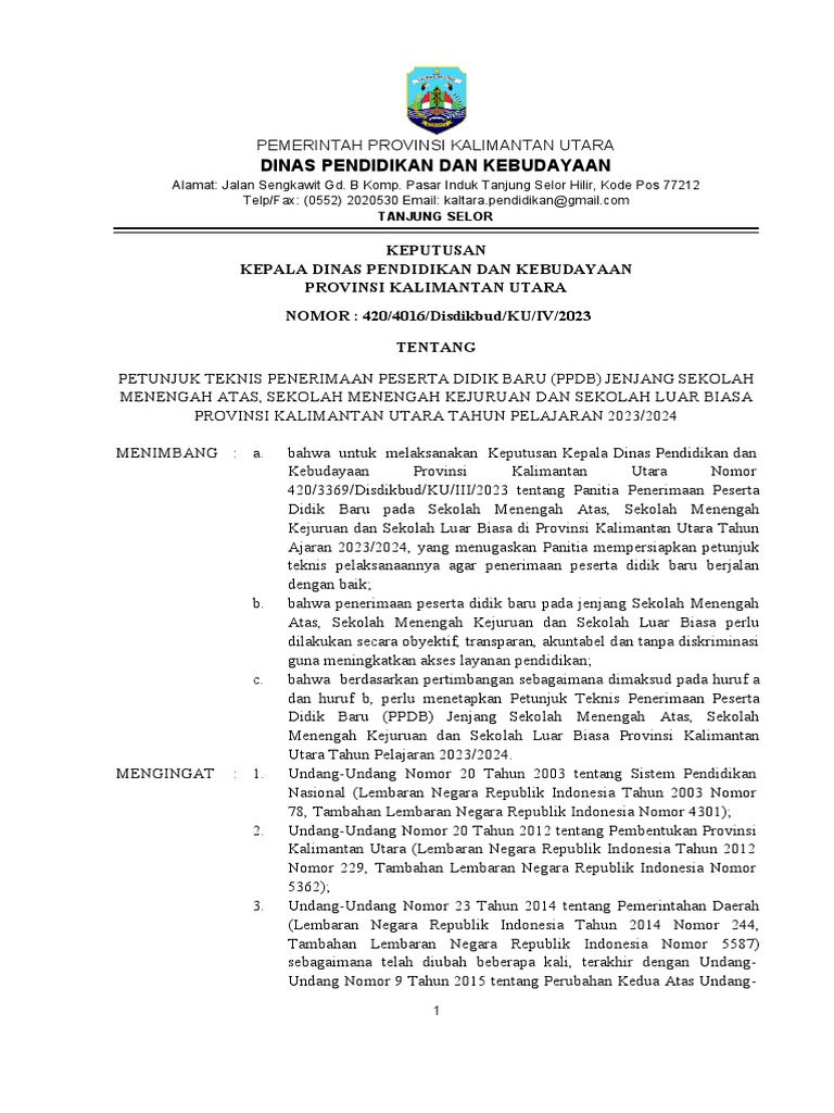 JUKNIS_PPDB_2023 | PDF