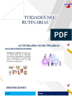 Actividades No Rutinarias