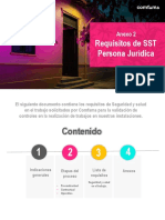 Requisitos SST Persona Juridica