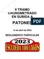 Reglamento II Subida A Patones 2023